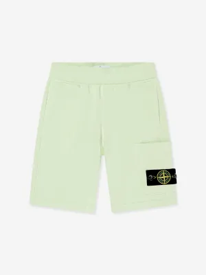 Jungen Logo Taschen Shorts in Grün
