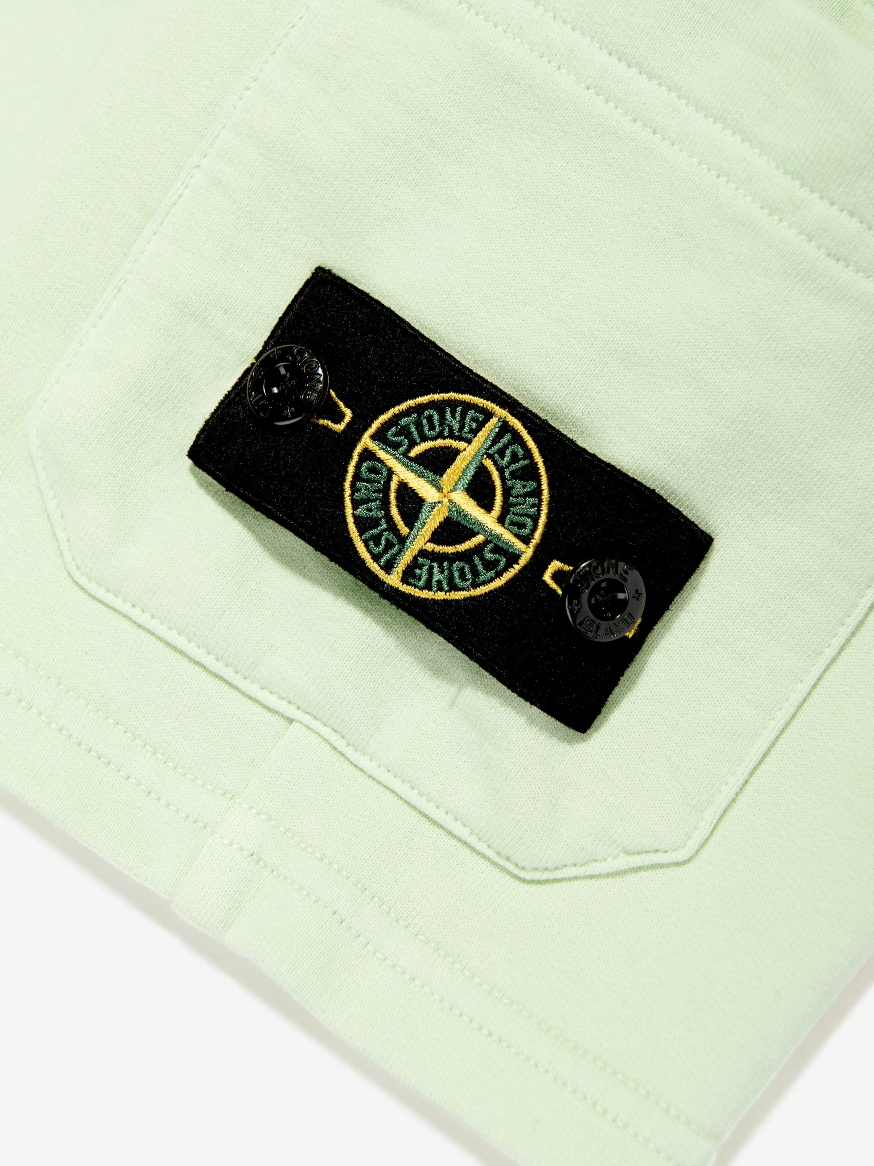 Jungen Logo Taschen Shorts in Grün
