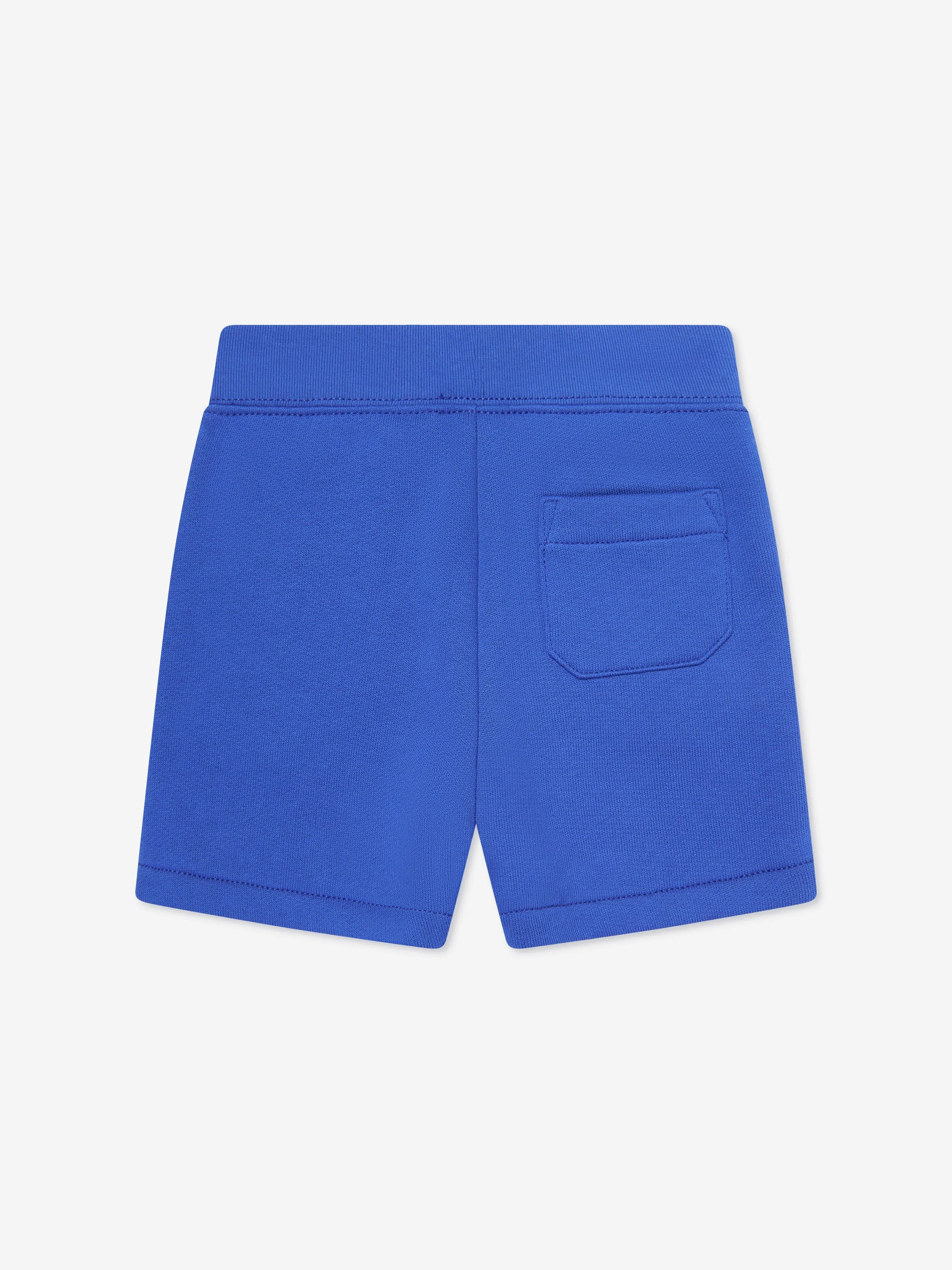 Blaue Logo-Shorts für Jungen
