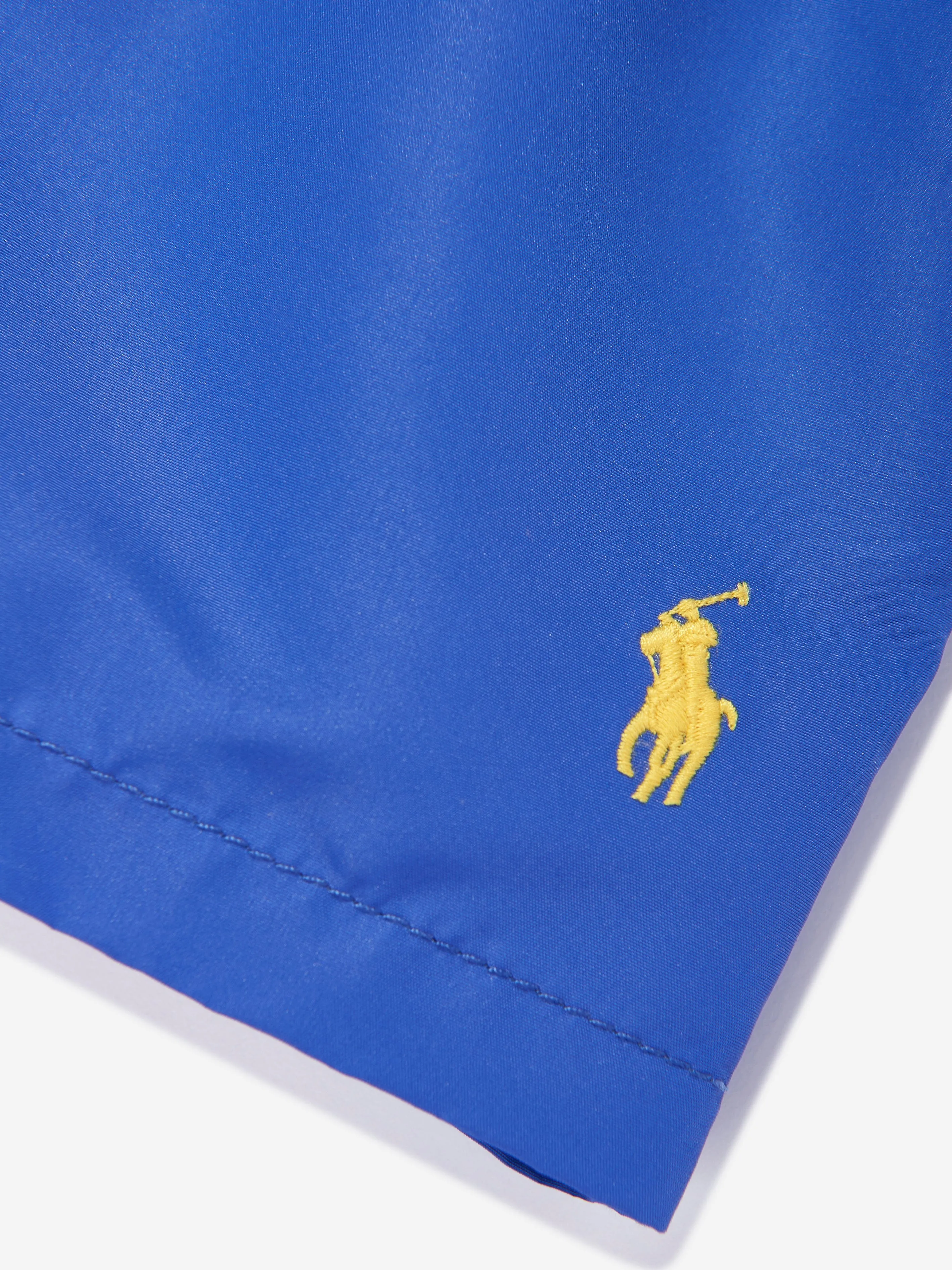 Badehorts für Jungen mit Logo in Blau