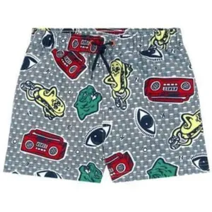 Bunte Badeshorts für Jungen