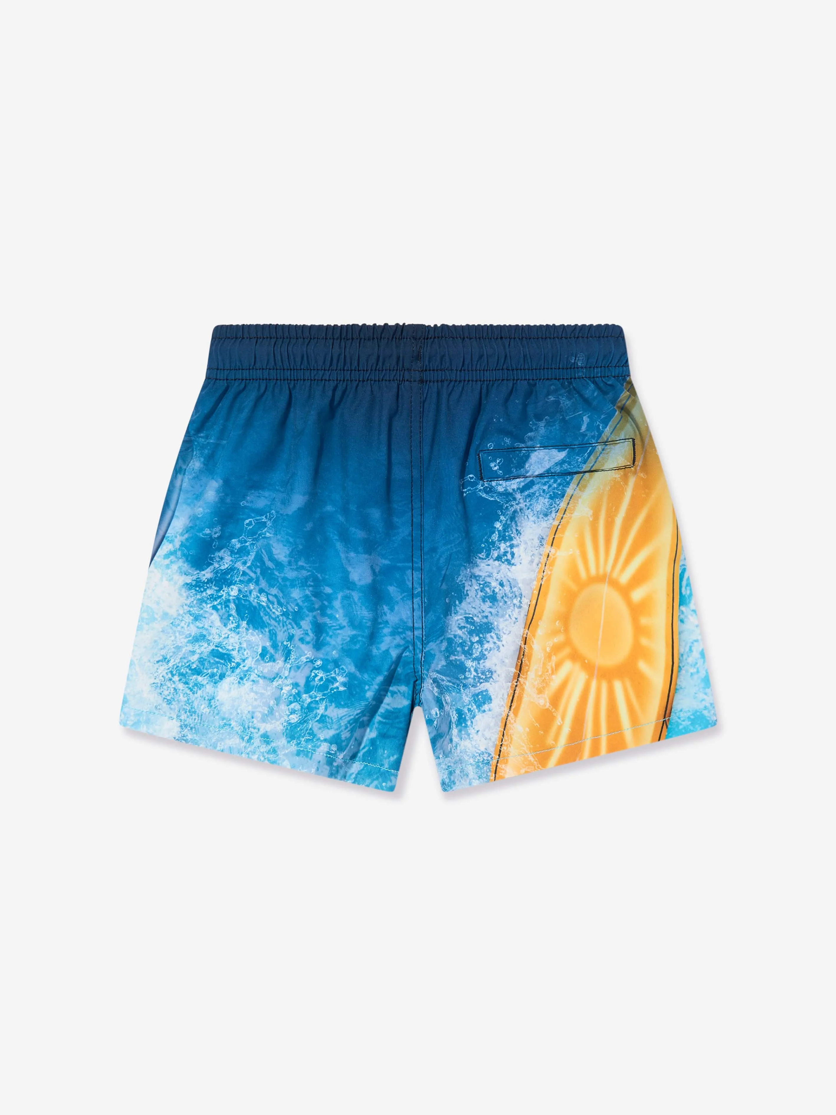 Boys Niko Surf Art Chill Badeshorts in Blau (UPF50 )