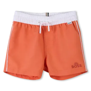 Orange Badeshorts für Jungen