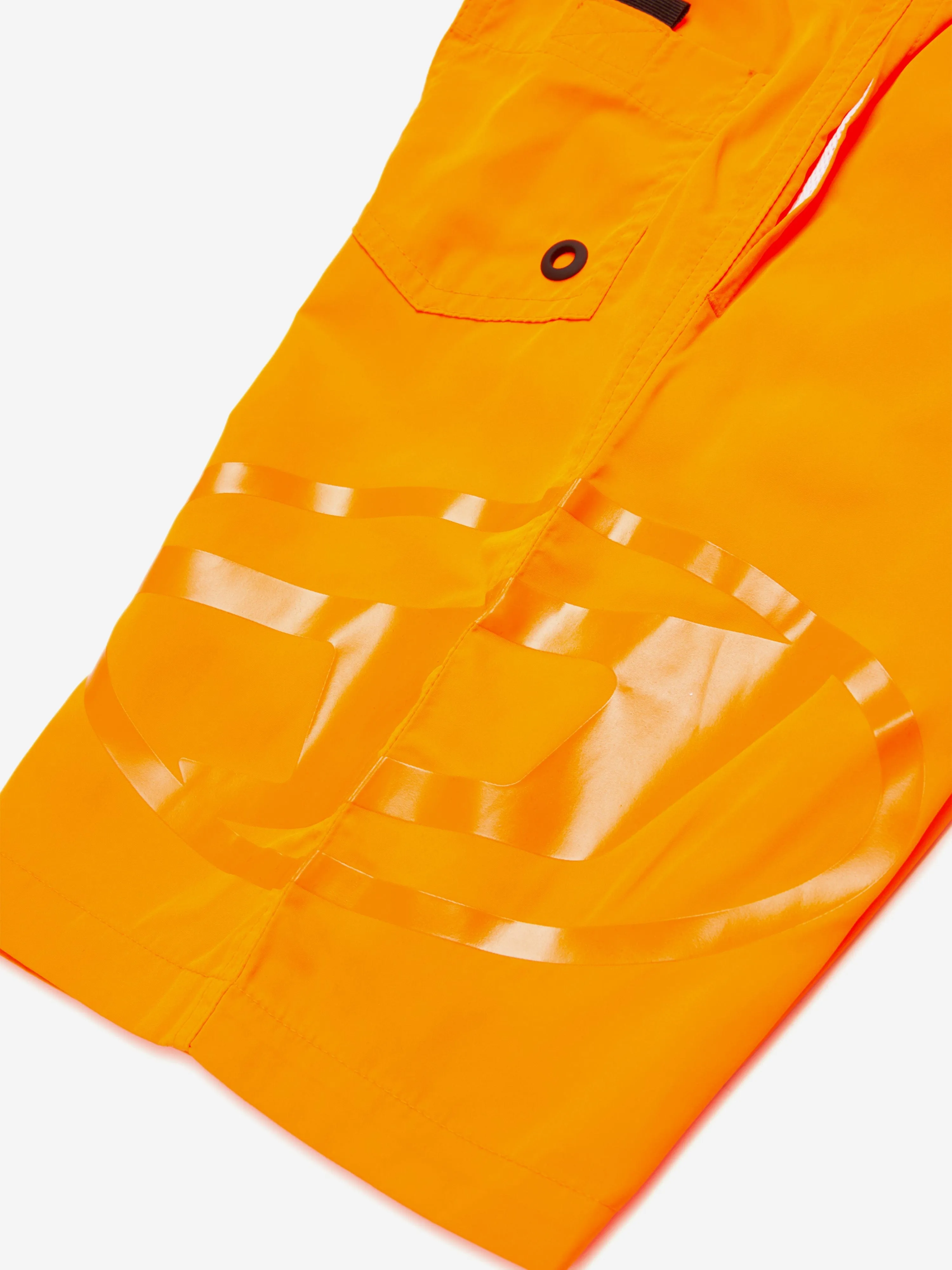 Jungen Oval D Logo Badeshorts in Orange