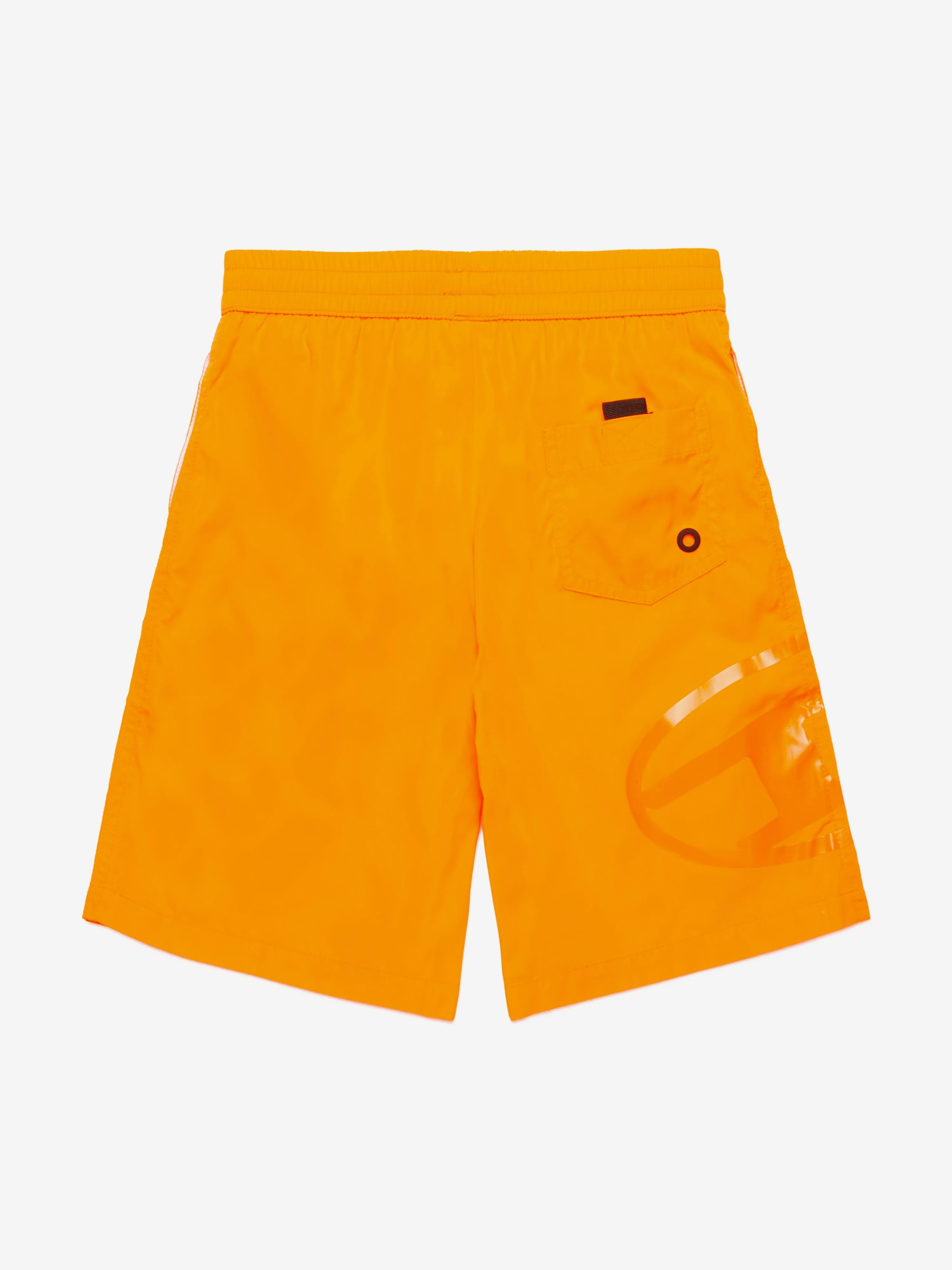 Jungen Oval D Logo Badeshorts in Orange