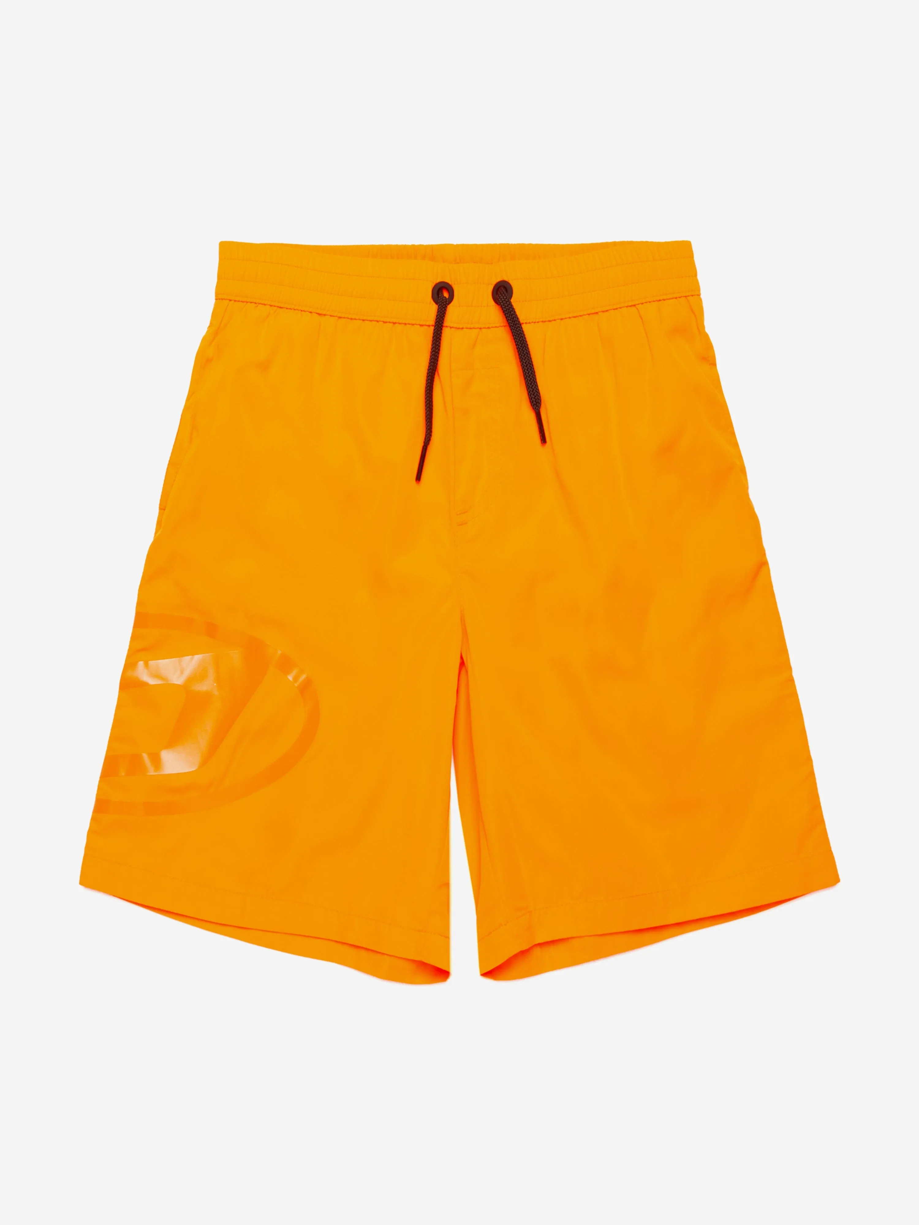 Jungen Oval D Logo Badeshorts in Orange