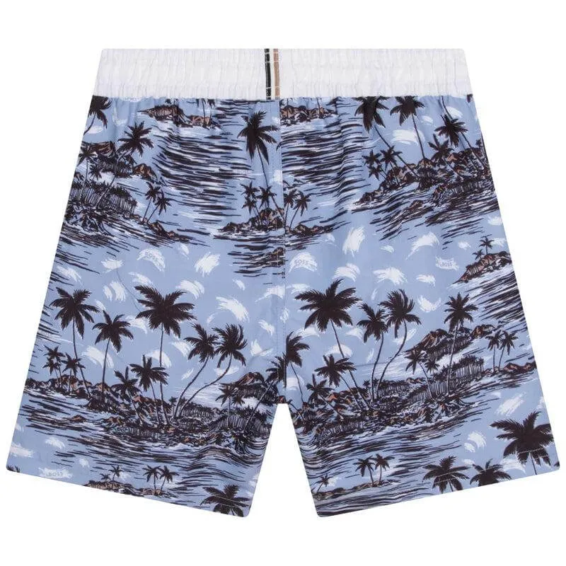 Jungen Palmbaum Badeshorts