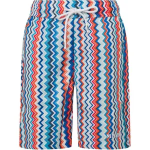 Jungen Badehorts Rot & Blau