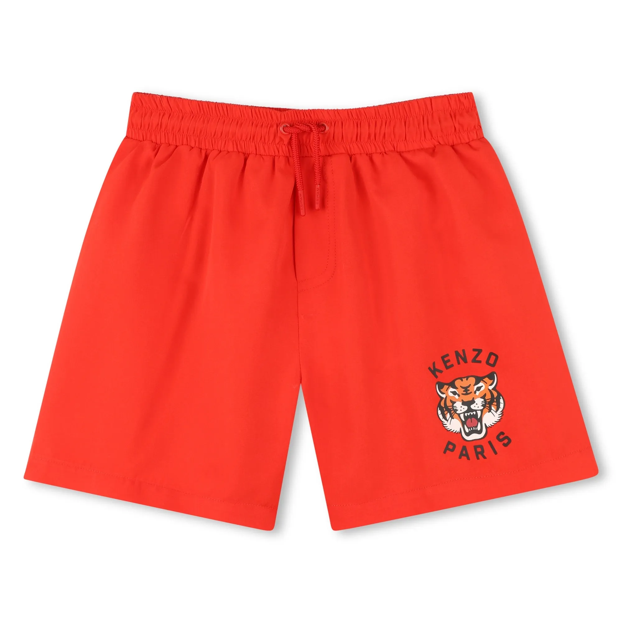 Jungen Badehorts Roter Tiger