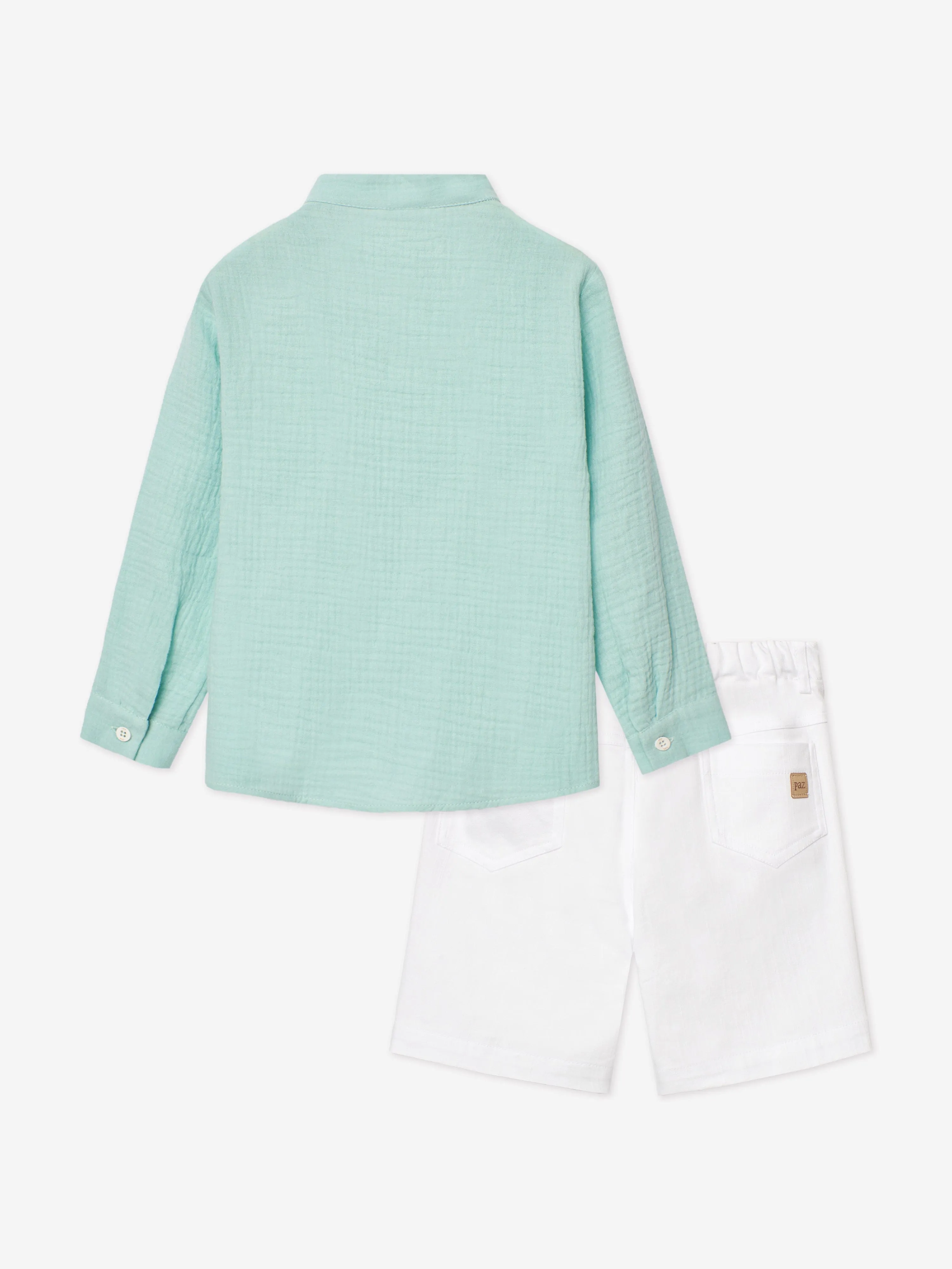 Jungen-Shirt und Shorts-Set in Grün
