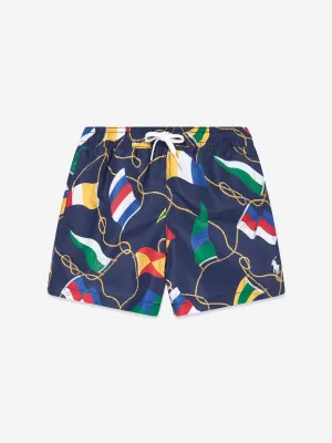 Jungen Signalflaggen Badeshorts in Mehrfarben