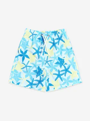 Jungen Starfish Strand Shorts in Blau (UPF50 )