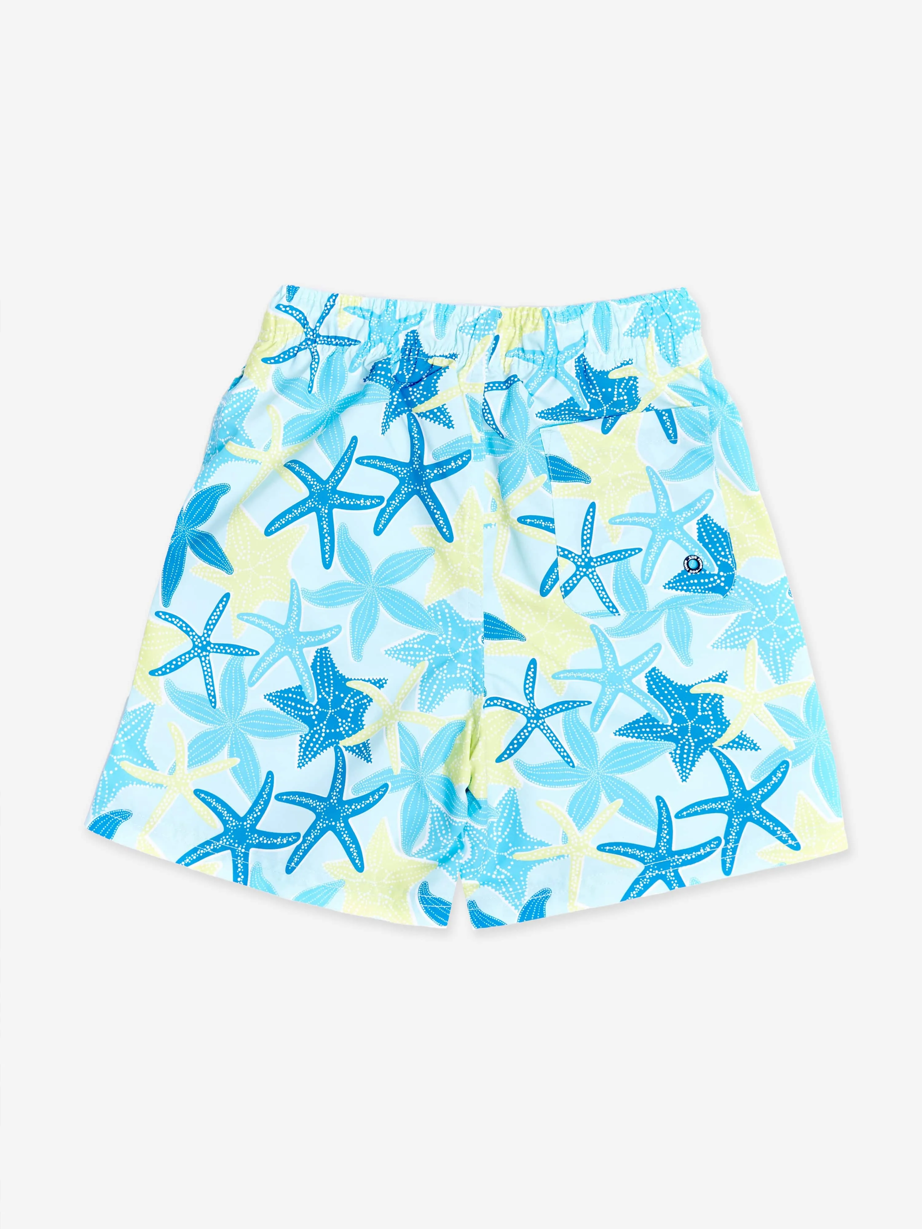 Jungen Starfish Strand Shorts in Blau (UPF50 )