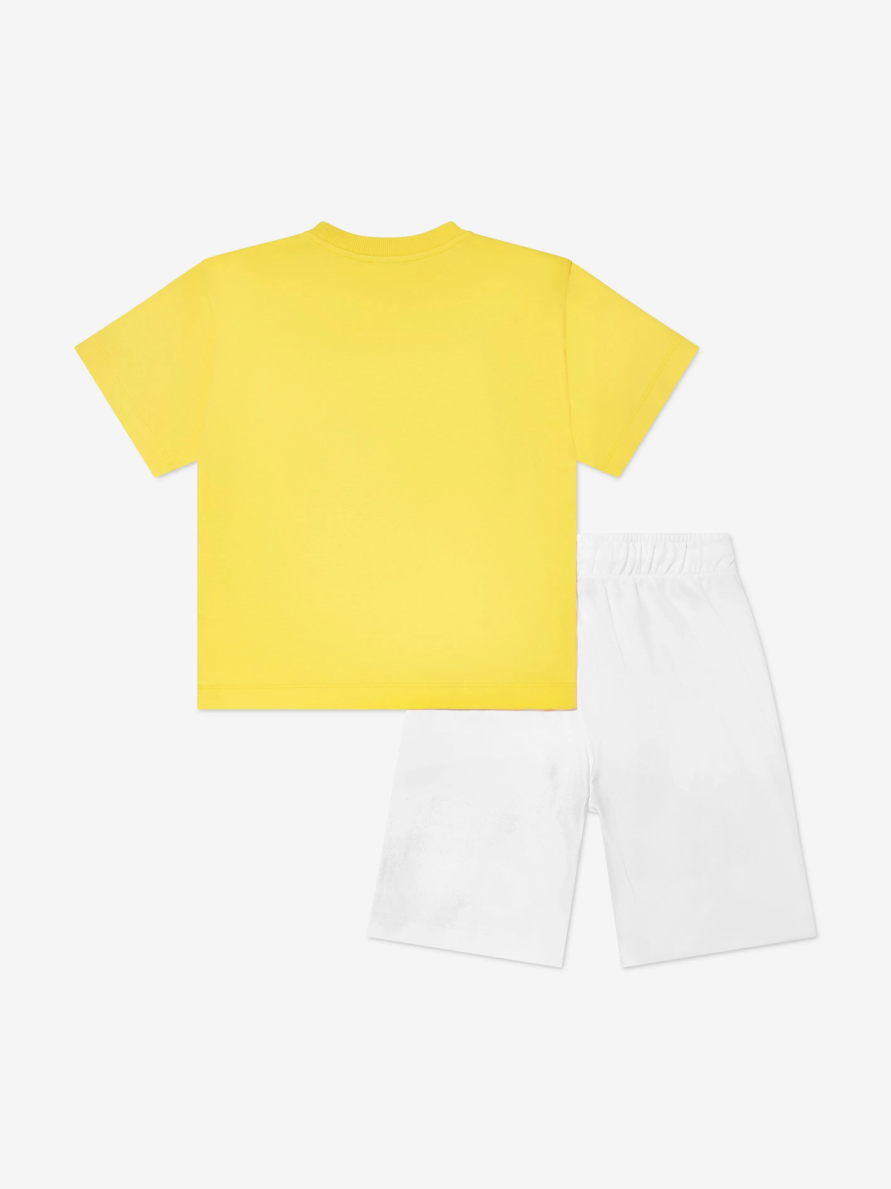 Jungen T-Shirt und Shorts Set in Gelb