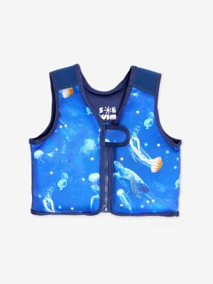 Jungen Schildkröten Schwimmweste in Blau (UPF50 )