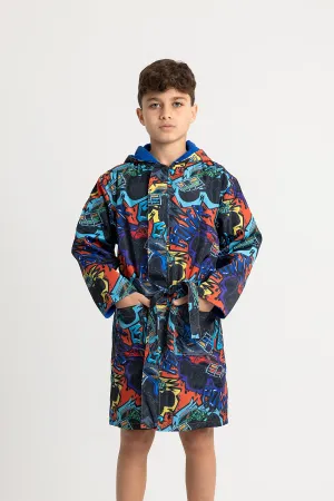 Jungen wasserdichter Bademantel – „Monster Truck“-Design