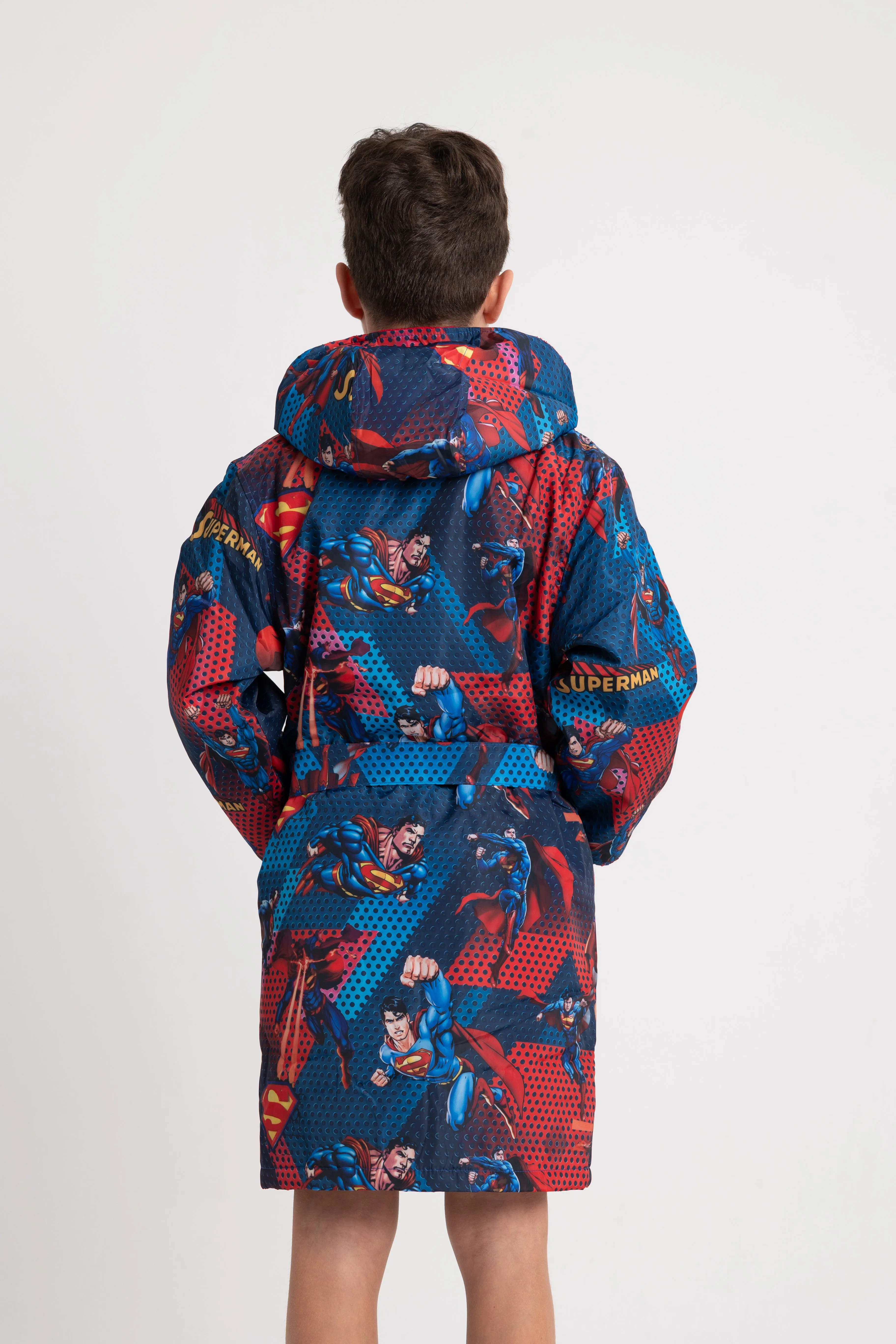 Jungen wasserdichter Bademantel – Superman Design