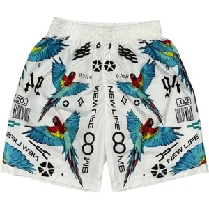 Jungen Weiße Neue Leben Schwimmhose