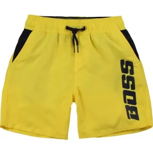 Gelbe Badeshorts für Jungen