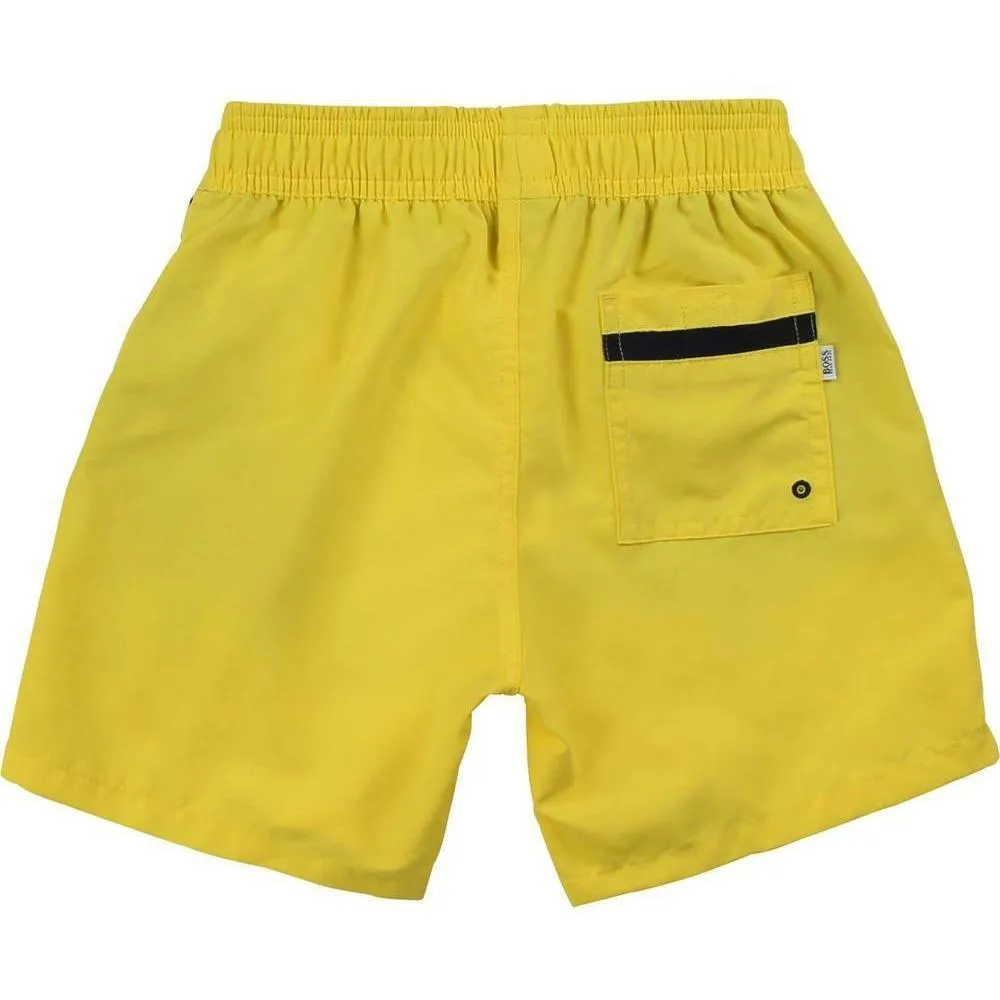 Gelbe Badeshorts für Jungen