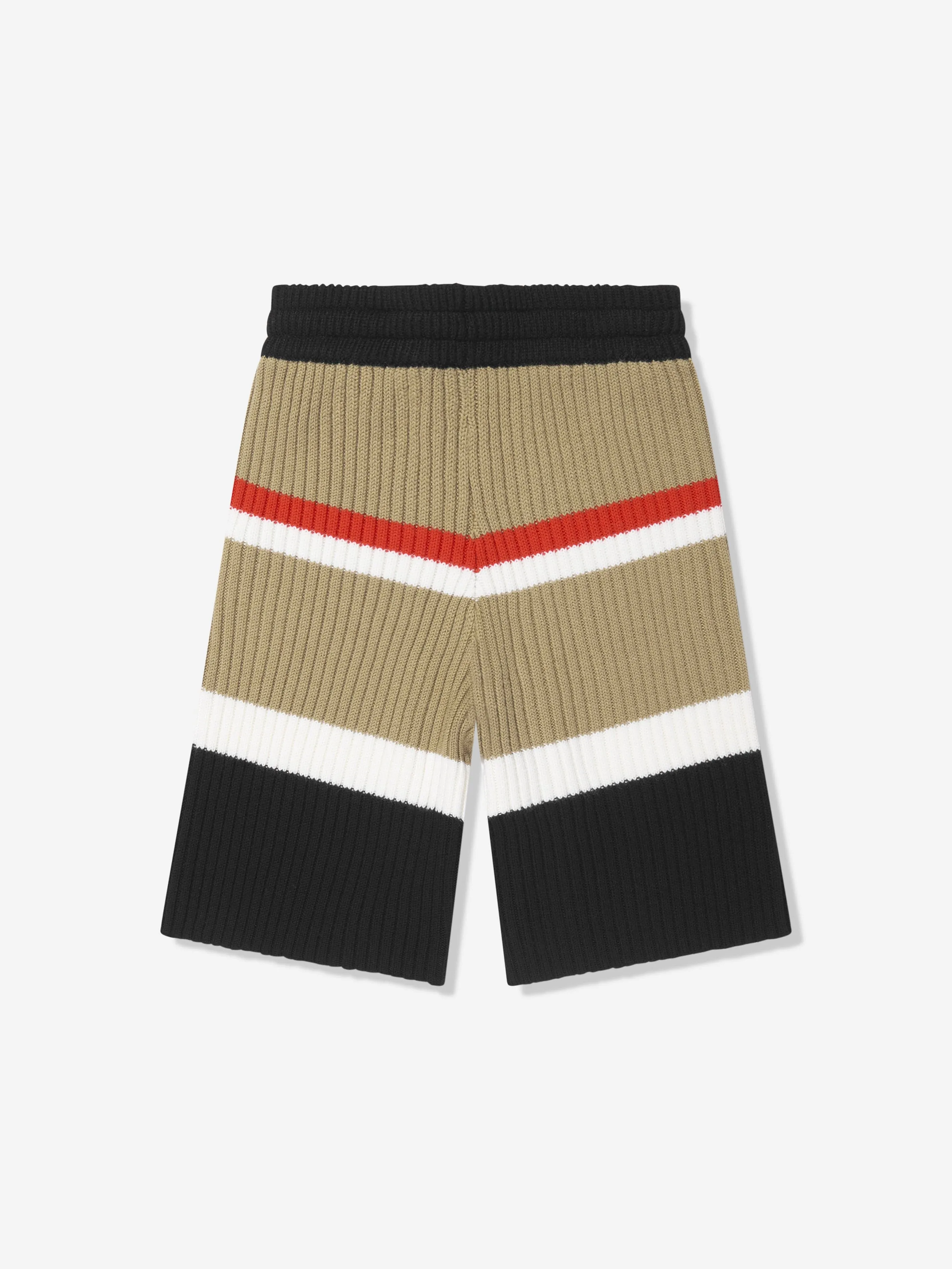 Burberry Boys Jaimie Streifen Shorts in Archiv-Beige