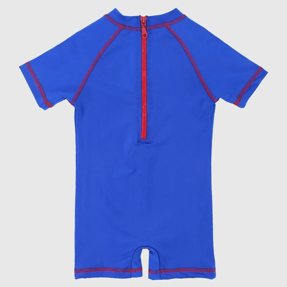 Captain America Kurzärmeliger Overall-Badeanzug