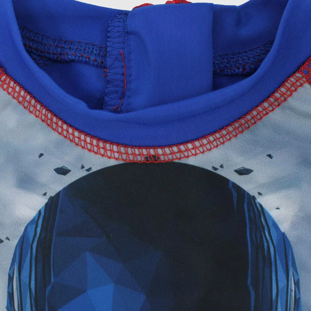 Captain America Kurzärmeliger Overall-Badeanzug
