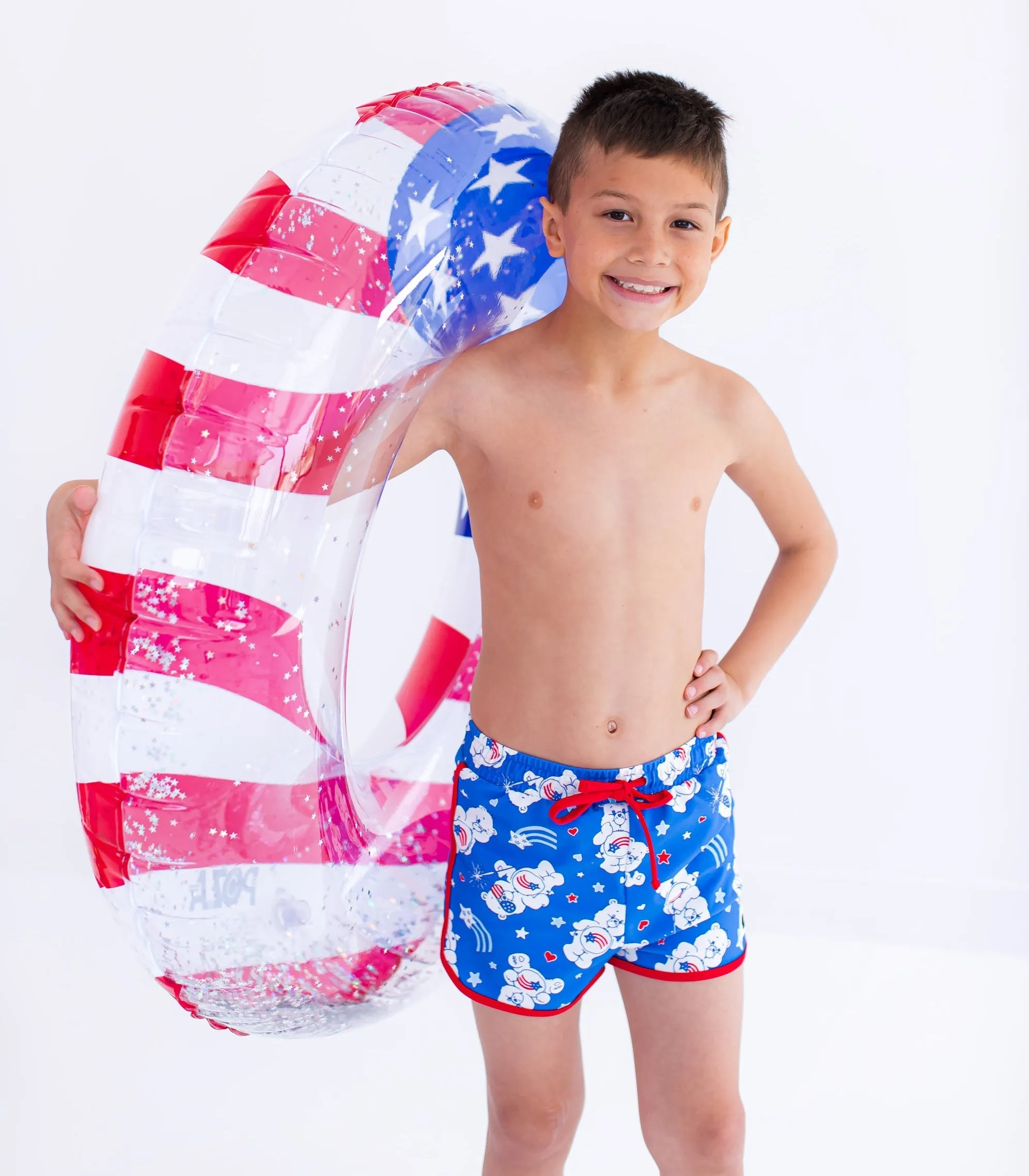 Care Bears™ America Cares Badeshorts für Babys und Kinder_Birdie-Bean