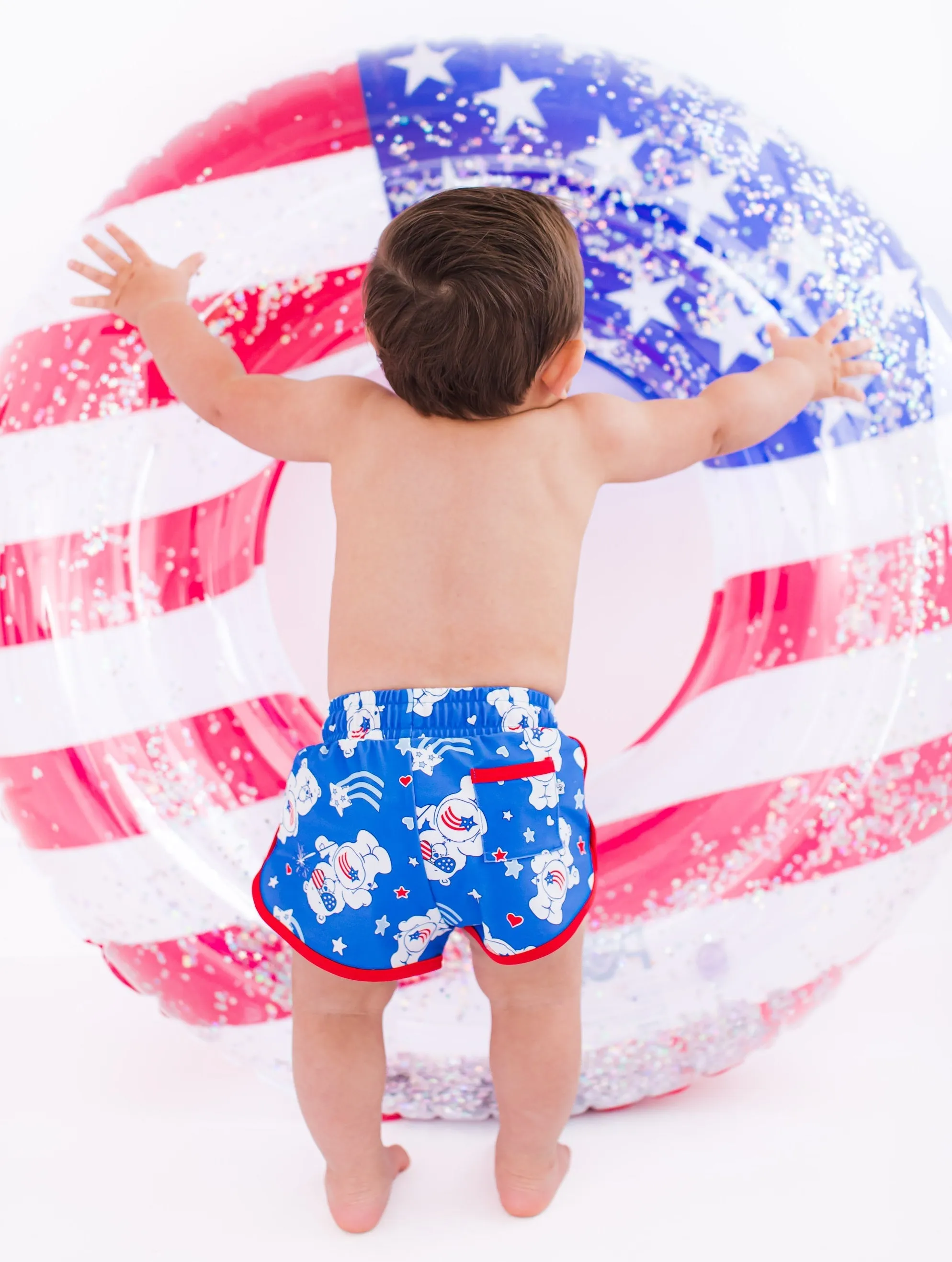 Care Bears™ America Cares Badeshorts für Babys und Kinder_Birdie-Bean