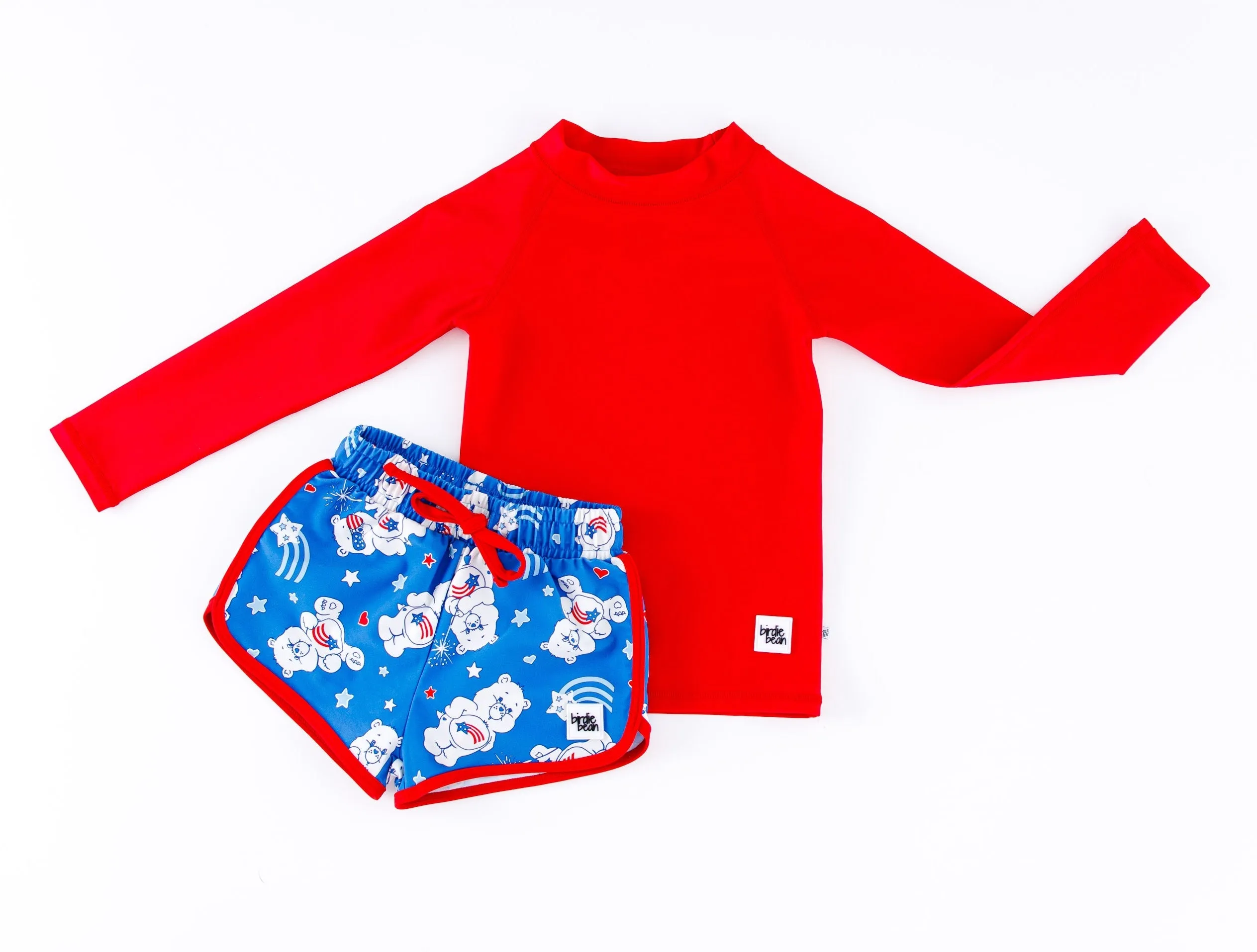 Care Bears™ America Cares Badeshorts für Babys und Kinder_Birdie-Bean