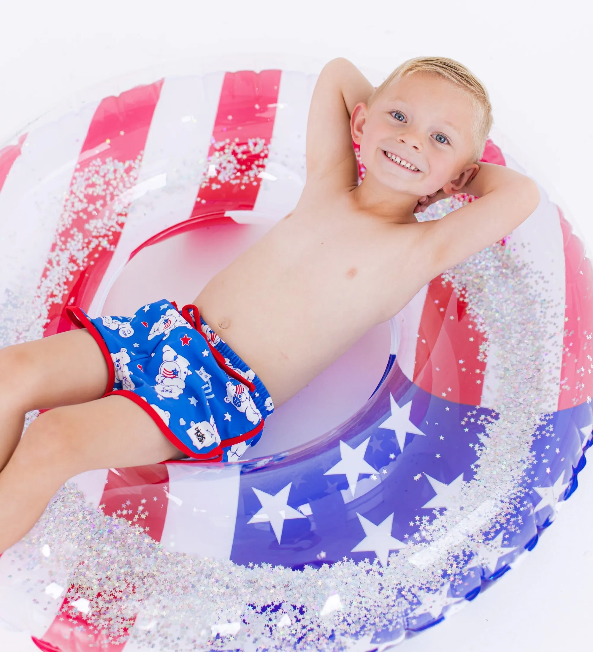 Care Bears™ America Cares Badeshorts für Babys und Kinder_Birdie-Bean