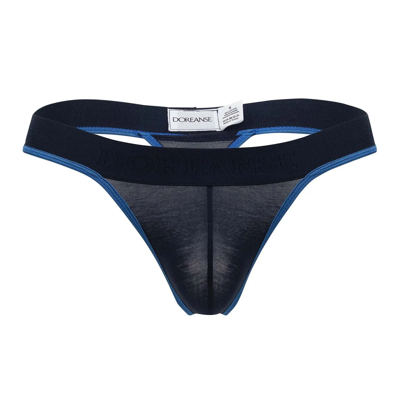 Bekleidung_Doreanse_Herrenunterwäsche Doreanse 1012-NVY Borderline Tangas Farbe Marine