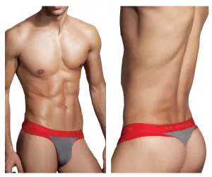 Bekleidung_Doreanse_Herrenunterwäsche Doreanse 1258-SMK Warrior Tanga Farbe Rauch-Rot