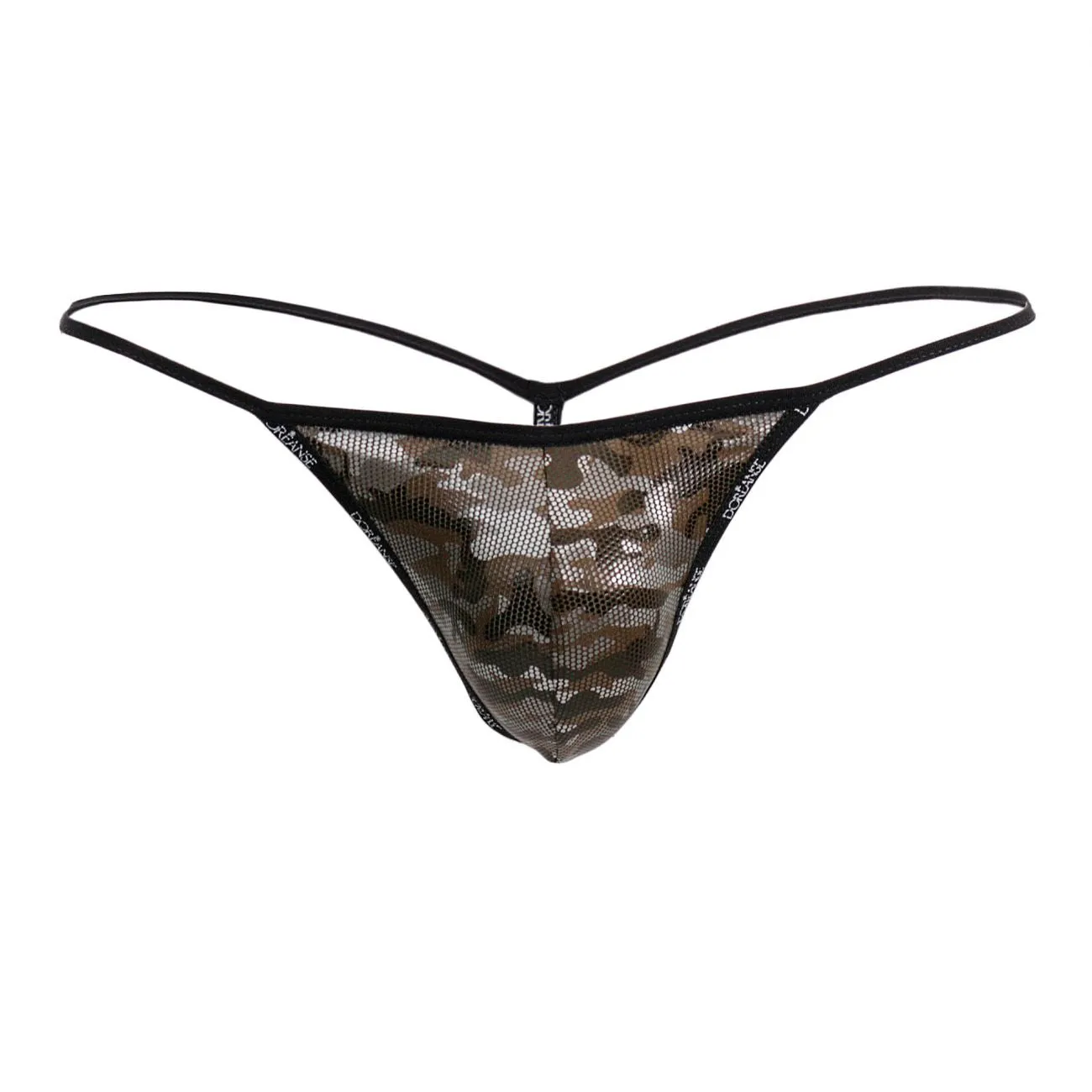 Bekleidung_Doreanse_Herrenunterwäsche Doreanse 1326-CAM Auffälliger G-String Farbe Camotech