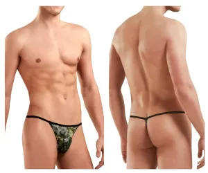 Bekleidung_Doreanse_Herrenunterwäsche Doreanse 1326-CAM Auffälliger G-String Farbe Camotech