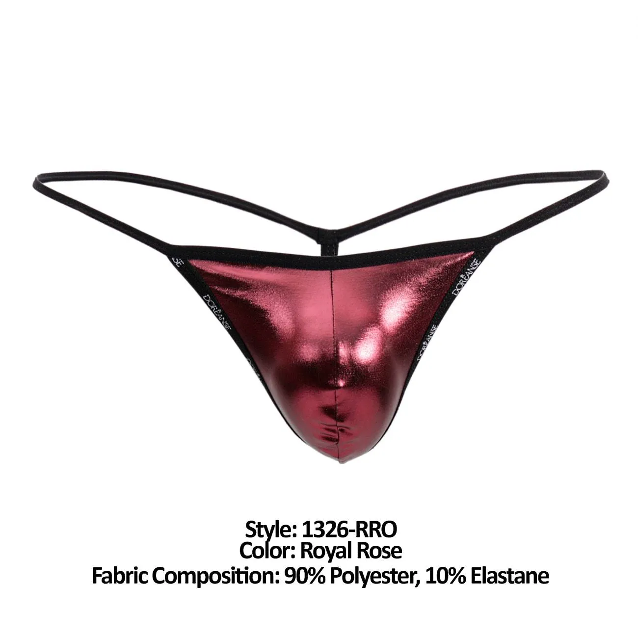 Bekleidung_Doreanse_Herrenunterwäsche Doreanse 1326-RRO Auffälliger G-String Farbe Royal Rose