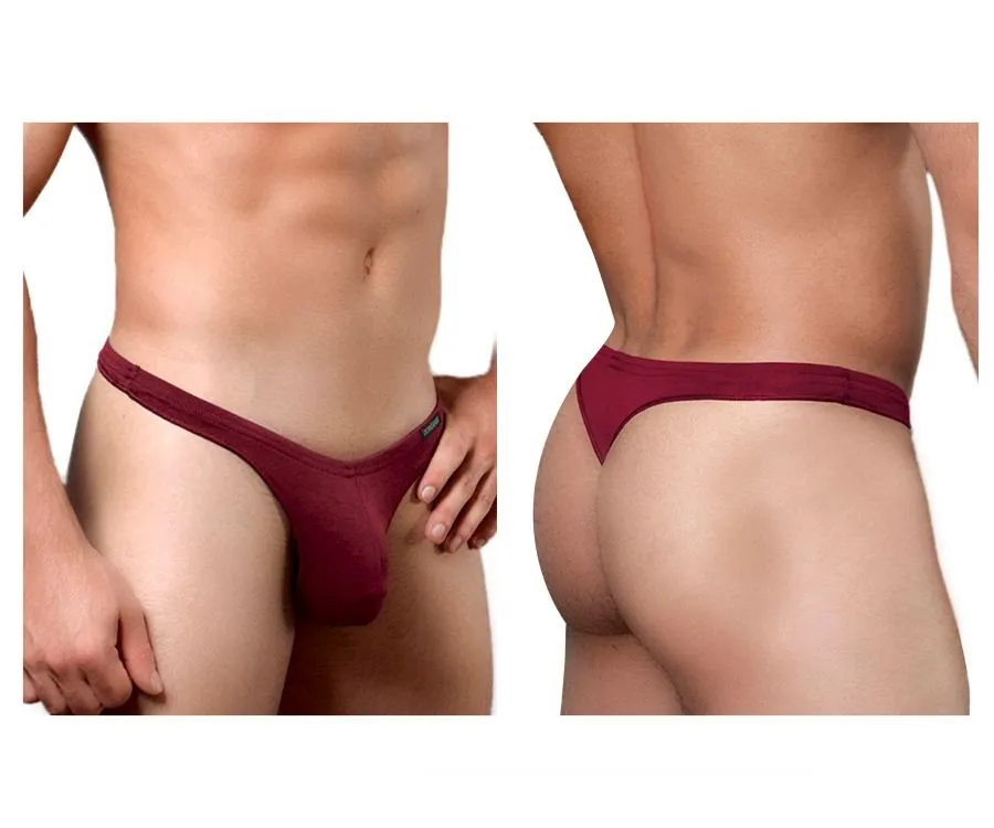 Bekleidung_Doreanse_Herrenunterwäsche Doreanse 1392-BRD Euro-Tanga Farbe Bordeaux