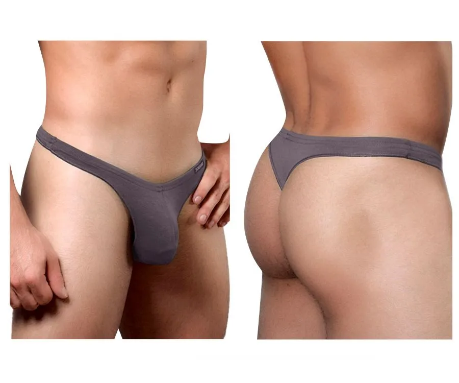 Bekleidung_Doreanse_Herrenunterwäsche Doreanse 1392-SMK Euro-Tanga Farbe Rauch