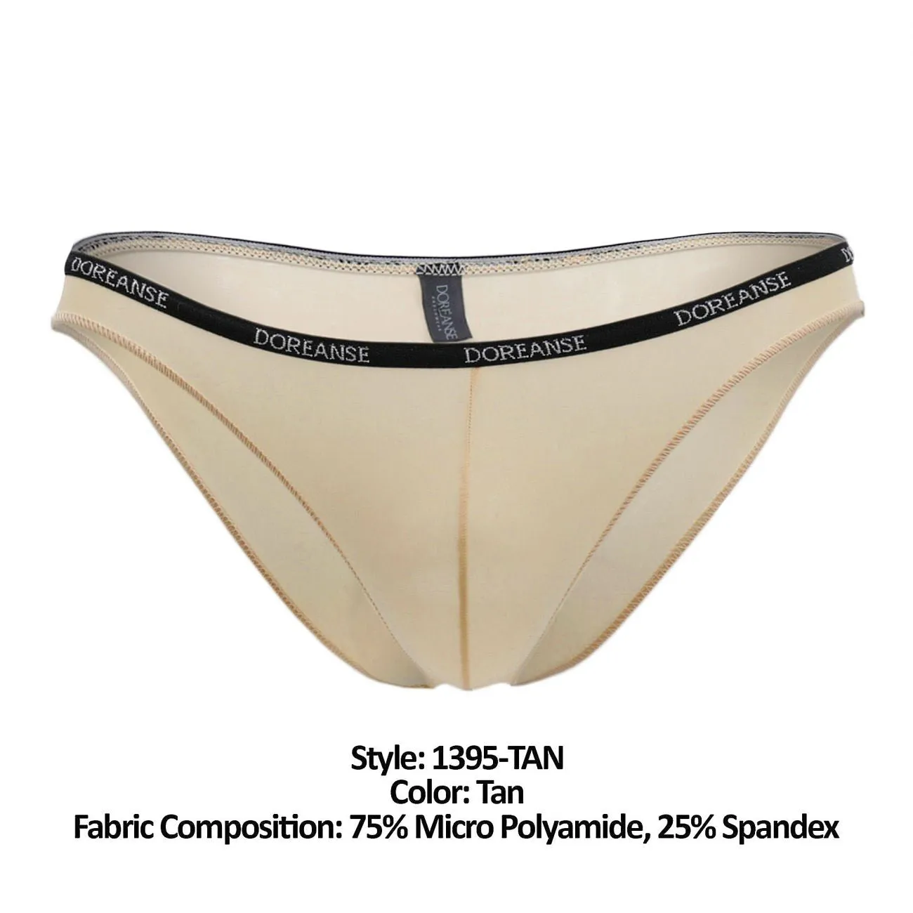 Bekleidung_Doreanse_Herrenunterwäsche Doreanse 1395-BRAUN Aire Bikini Farbe Braun