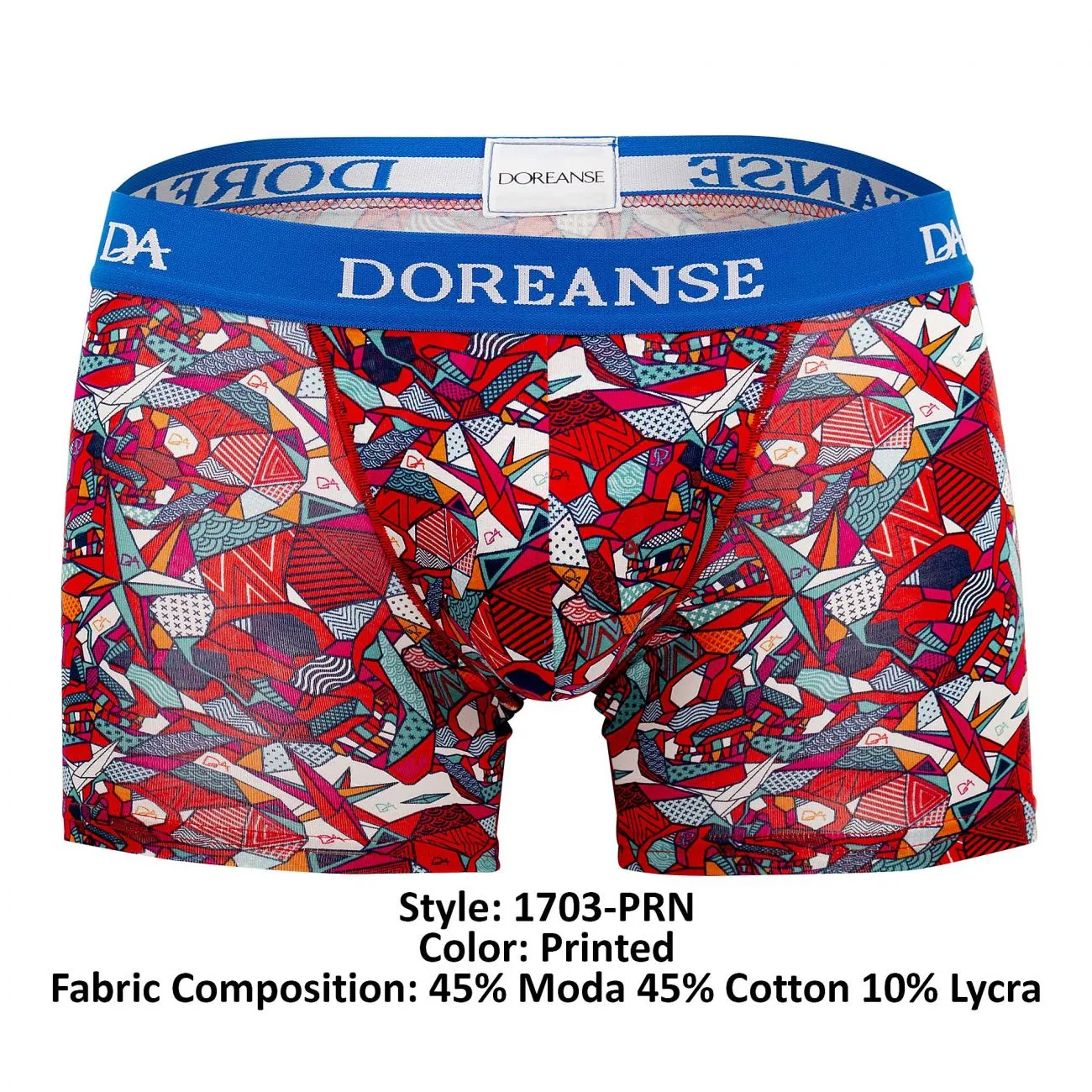 Bekleidung_Doreanse_Herrenunterwäsche Doreanse 1703-PRN Pop Art Slips Farbig Bedruckt
