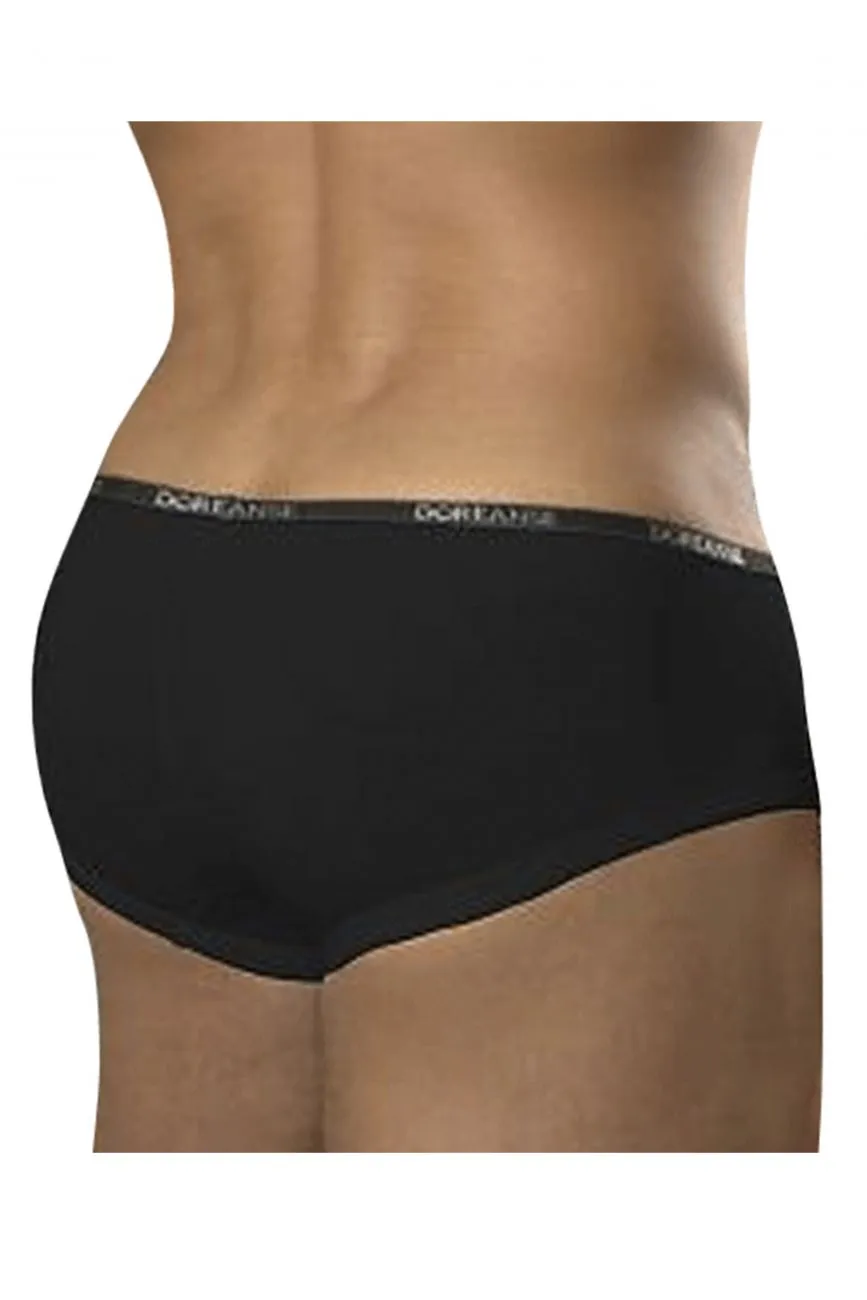 Bekleidung_Doreanse_Herrenunterwäsche Doreanse 1781-BLK Naked Mini Trunk Farbe Schwarz