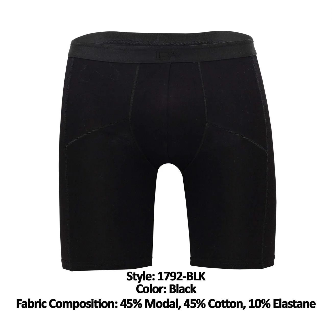 Bekleidung_Doreanse_Herrenunterwäsche Doreanse 1792-BLK Sport Boxershorts Farbe Schwarz