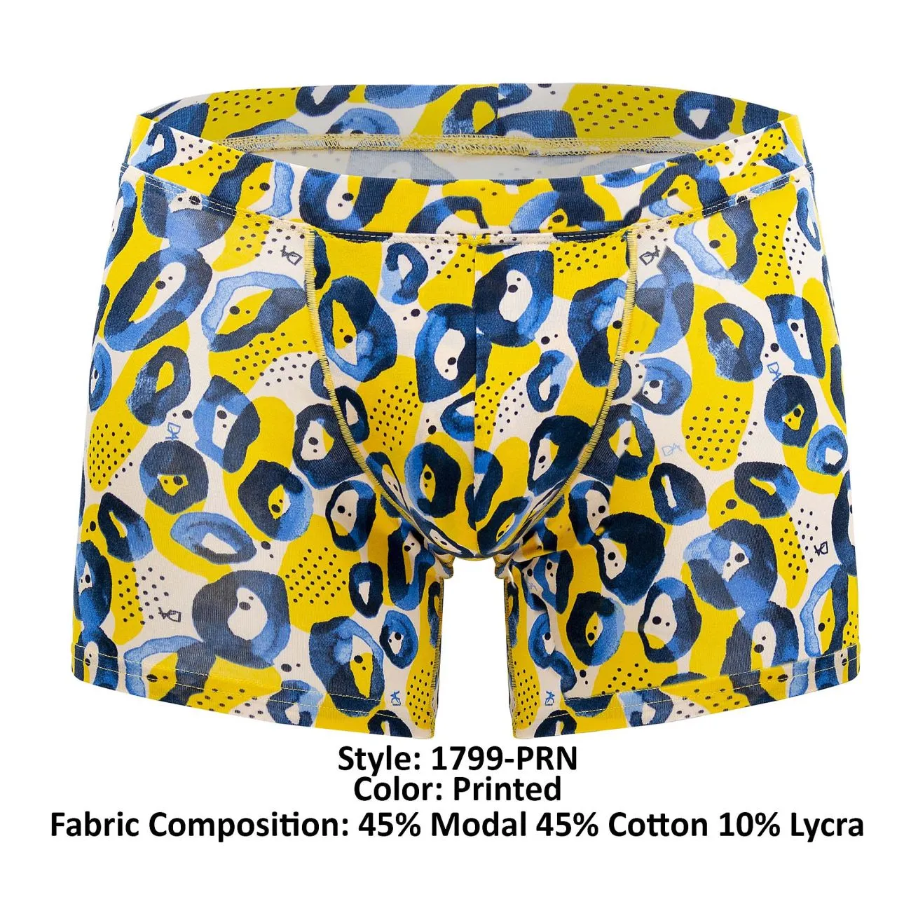 Bekleidung_Doreanse_Herrenunterwäsche Doreanse 1799-PRN Leopardenmuster Boxershorts Farbig bedruckt