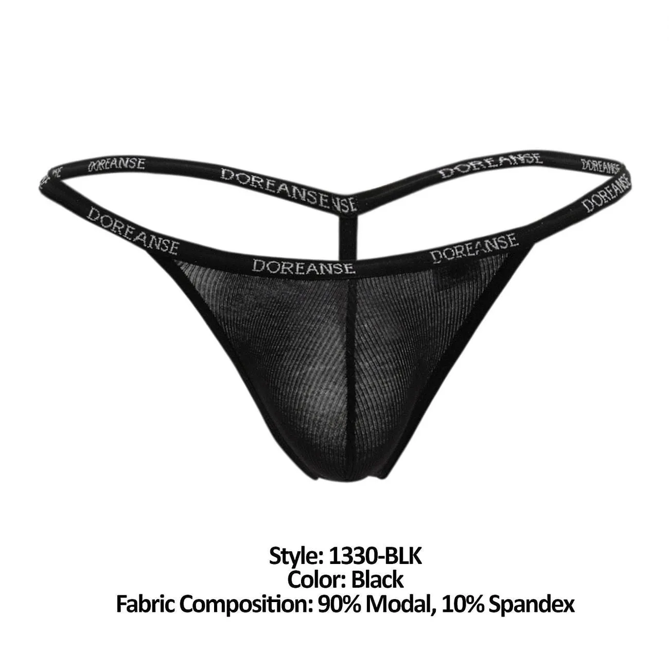 Bekleidung_Doreanse_Herrenunterwäsche Rippen-Modal-T-String