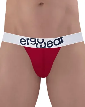 Bekleidung_Ergowear_Herrenunterwäsche Ergowear Ew1478 Max Baumwolle Tangas Granatrot
