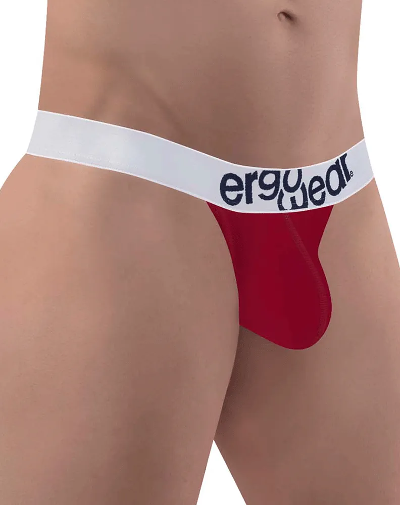 Bekleidung_Ergowear_Herrenunterwäsche Ergowear Ew1478 Max Baumwolle Tangas Granatrot