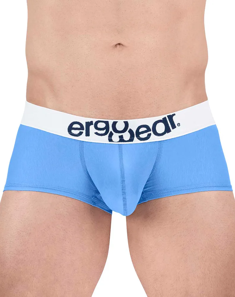 Bekleidung_Ergowear_Herrenunterwäsche Ergowear Ew1713 Max Cotton Trunks Hellblau