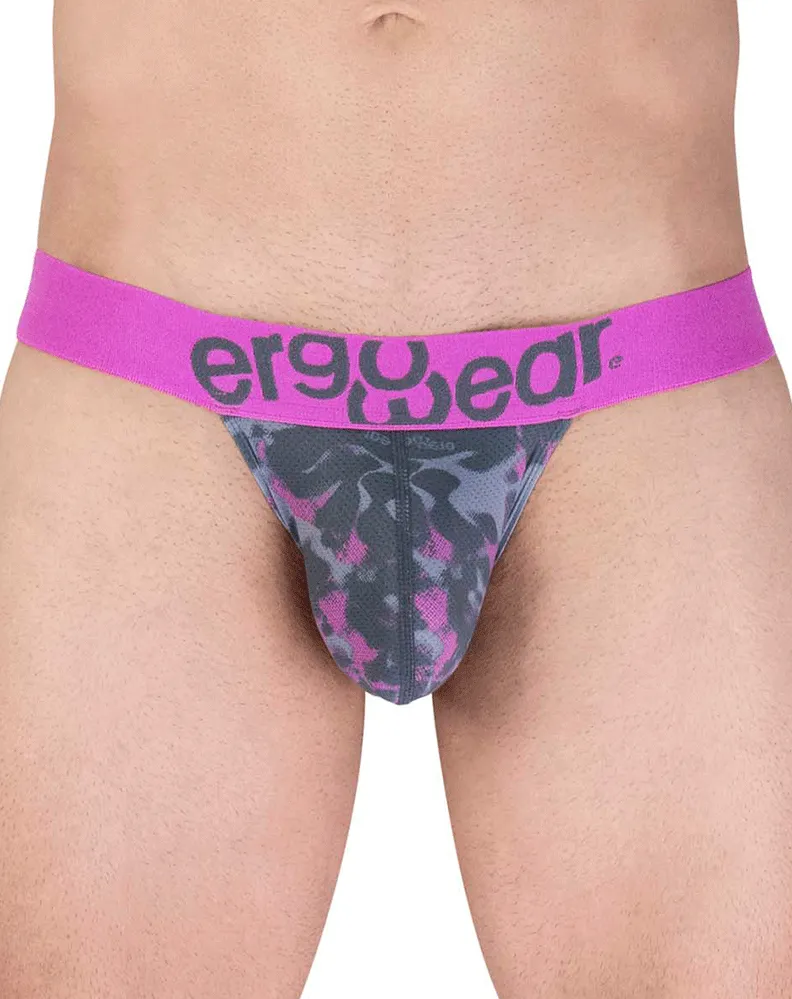 Bekleidung_Ergowear_Herrenunterwäsche Ergowear Ew1714 Max Se Camo G-String Pink
