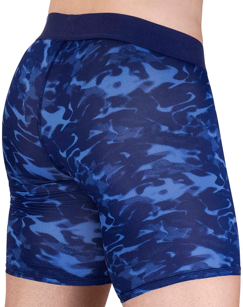 Bekleidung_Ergowear_Herrenunterwäsche Ergowear Ew1721 Max Se Camo Boxershorts Blau