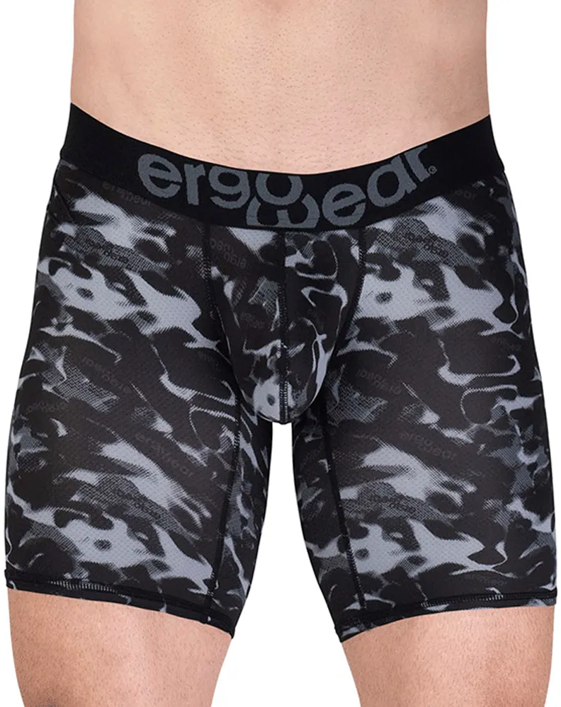 Bekleidung_Ergowear_Herrenunterwäsche Ergowear Ew1725 Max Se Camo Boxershorts Schwarz